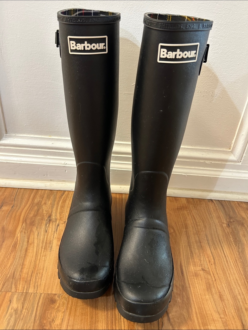 Barbour Black  Tall Rain Boots